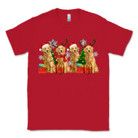 Red golden dogs with christmas Classic Tee - Zillion Design Studio