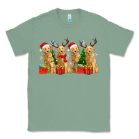 Sage golden dogs with christmas Classic Tee - Zillion Design Studio
