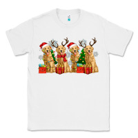 White golden dogs with christmas Classic Tee - Zillion Design Studio