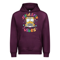 Mauve Wine field trip vibes Urban Hoodie - MaliasSmallBusiness