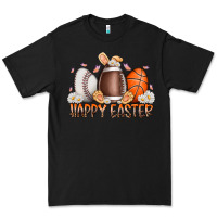 Black happy easter day eggs Premium Tee - RacoonDesign