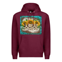 Burgundy western mother's day mini tumbler Premium Hoodie - BarkalooDesign