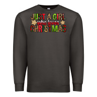 Smoke just a girl who loves christmas with cookies Premium Sweatshirt - FaDigitalArtStudio