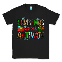 Black christmas spirit activite Classic Tee - Zillion Design Studio