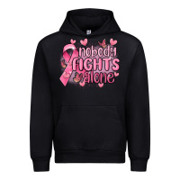 Black nobody fights alone cancer Urban Hoodie - MaliasSmallBusiness