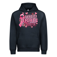 Navy nobody fights alone cancer Urban Hoodie - MaliasSmallBusiness
