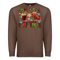 Chestnut just a girl who loves christmas Premium Sweatshirt - FaDigitalArtStudio