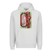 Dove Grey Western Red Roses Welcome Premium Hoodie - LillyAllenDesigns