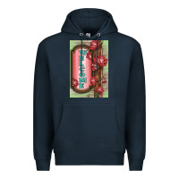 Navy Western Red Roses Welcome Premium Hoodie - LillyAllenDesigns