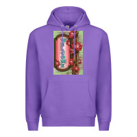 Purple Western Red Roses Welcome Premium Hoodie - LillyAllenDesigns