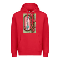 Red Western Red Roses Welcome Premium Hoodie - LillyAllenDesigns