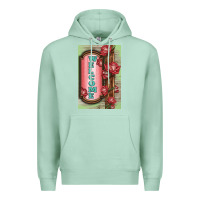 Seafoam Western Red Roses Welcome Premium Hoodie - LillyAllenDesigns