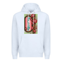 White Western Red Roses Welcome Premium Hoodie - LillyAllenDesigns