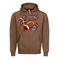 Chestnut busy raising ballers football Zipper Hoodie - texasbilliewilder