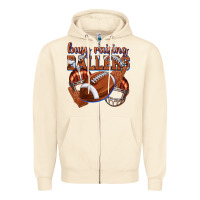Sandshell busy raising ballers football Zipper Hoodie - texasbilliewilder