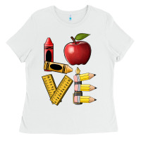 White love teacher Ladies Tee - BarkalooDesign
