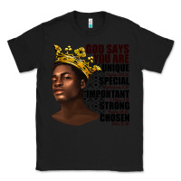 Black afro man god says you are Classic Tee - texasbilliewilder