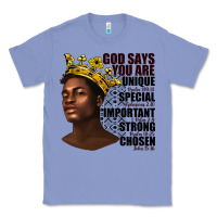 Colony Blue afro man god says you are Classic Tee - texasbilliewilder
