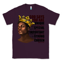 Plum afro man god says you are Classic Tee - texasbilliewilder