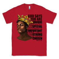 Red afro man god says you are Classic Tee - texasbilliewilder