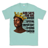 Seafoam afro man god says you are Classic Tee - texasbilliewilder