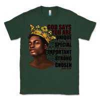 Sports Green afro man god says you are Classic Tee - texasbilliewilder