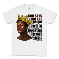 White afro man god says you are Classic Tee - texasbilliewilder