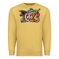 Antique Gold class of 2023 Premium Sweatshirt - RacoonDesign