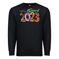 Black class of 2023 Premium Sweatshirt - RacoonDesign
