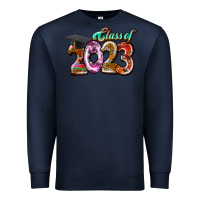 Navy class of 2023 Premium Sweatshirt - RacoonDesign