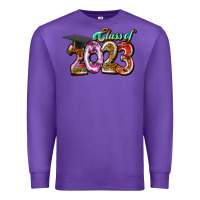 Purple class of 2023 Premium Sweatshirt - RacoonDesign