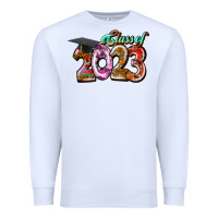 White class of 2023 Premium Sweatshirt - RacoonDesign