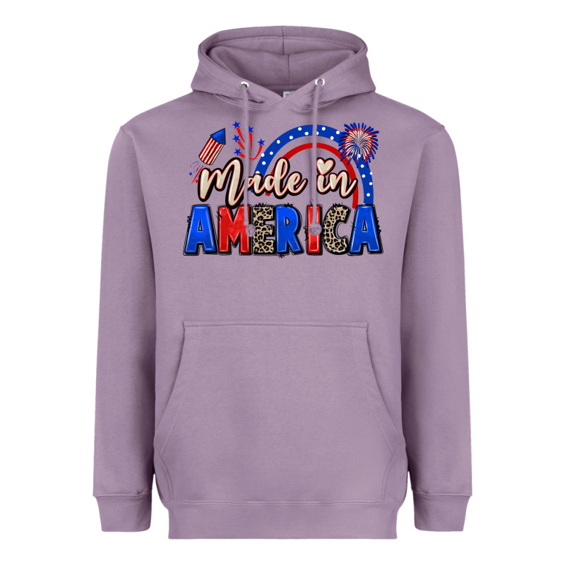 Made In America 4th Of July Heavyweight Hoodie by CowGirlArtShop | Teevron