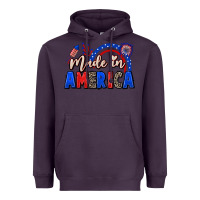 Plum Made in America 4th of july Heavyweight Hoodie - CowGirlArtShop
