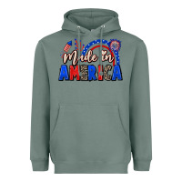 Sage Made in America 4th of july Heavyweight Hoodie - CowGirlArtShop