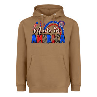 Toasted Coconut Made in America 4th of july Heavyweight Hoodie - CowGirlArtShop