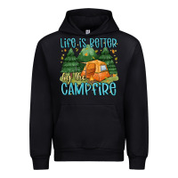 Black life is better by the camp fire Urban Hoodie - MaliasSmallBusiness