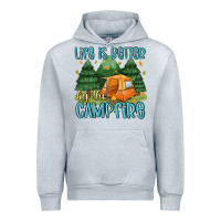 Heather Grey life is better by the camp fire Urban Hoodie - MaliasSmallBusiness