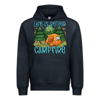 Navy life is better by the camp fire Urban Hoodie - MaliasSmallBusiness