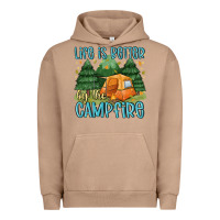 Pigment Burro life is better by the camp fire Urban Hoodie - MaliasSmallBusiness