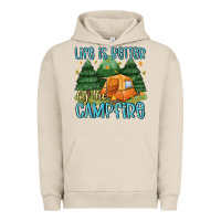 Pigment French Oak life is better by the camp fire Urban Hoodie - MaliasSmallBusiness