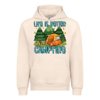 Sandshell life is better by the camp fire Urban Hoodie - MaliasSmallBusiness