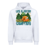 White life is better by the camp fire Urban Hoodie - MaliasSmallBusiness