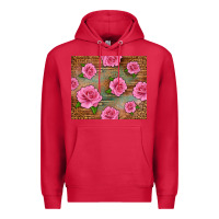 Cardinal Western Pink Roses Premium Hoodie - LillyAllenDesigns