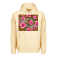 Pina Colada Western Pink Roses Premium Hoodie - LillyAllenDesigns
