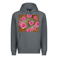 Rock Western Pink Roses Premium Hoodie - LillyAllenDesigns
