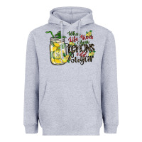 Heather Grey when life gives you lemons add sugar Heavyweight Hoodie - SublimationCraftShop