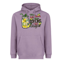 Lavender when life gives you lemons add sugar Heavyweight Hoodie - SublimationCraftShop