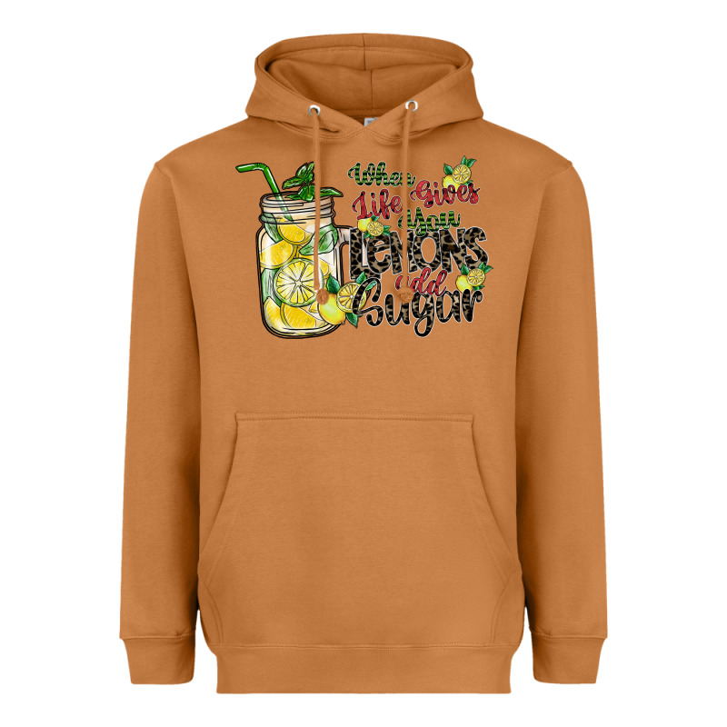 When Life Gives You Lemons Add Sugar Heavyweight Hoodie by SublimationCraftShop | Teevron