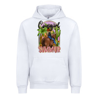 White cowgirl summer Urban Hoodie - MaliasSmallBusiness